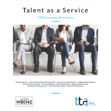 Training Talent as a service cover